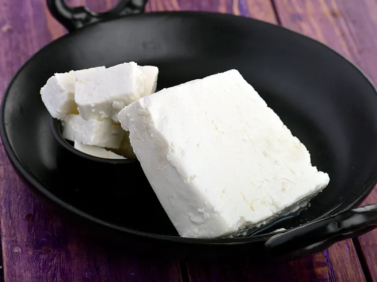 Step 27 – Make sure the paneer you use is made at home or readymade but it is …