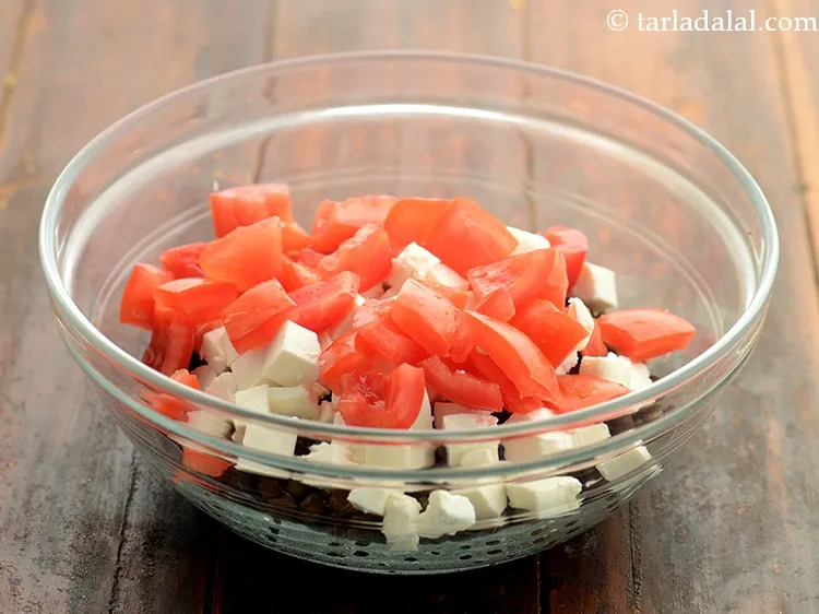 Step 18 – Add some chopped tomatoes.