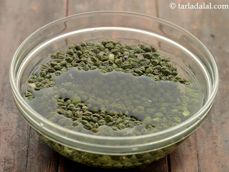 Step 8 – Wash them and add enough water for soaking.