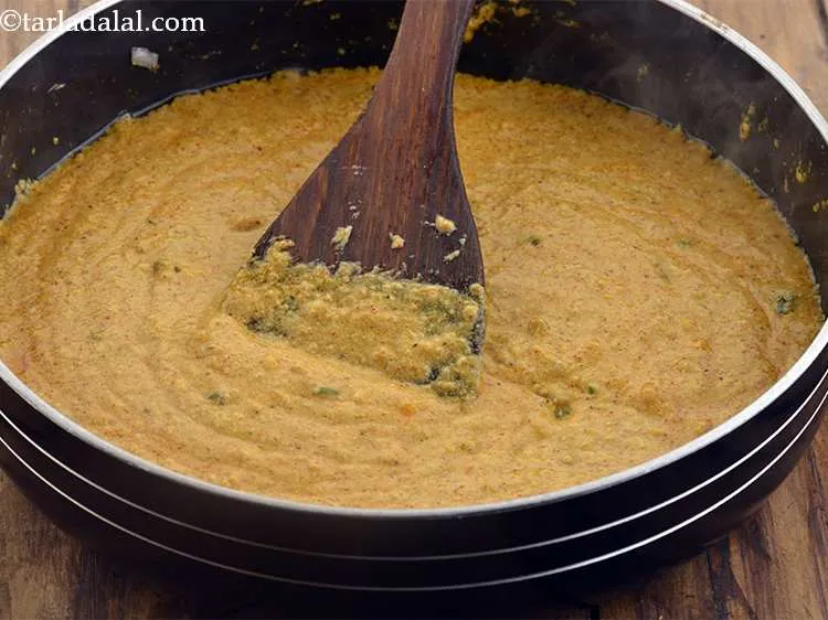 Step 18 – Mix well and saut&eacute; on a high flame for 1 minute.