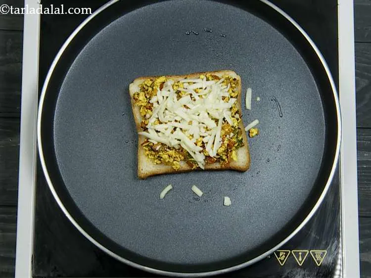 Step 13 – Sprinkle 1 tbsp of cheese evenly over it. Also, you can use mozzarella cheese if …