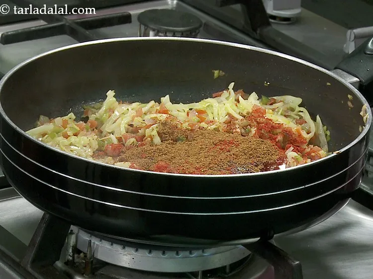 Step 20 – Add garam masala.