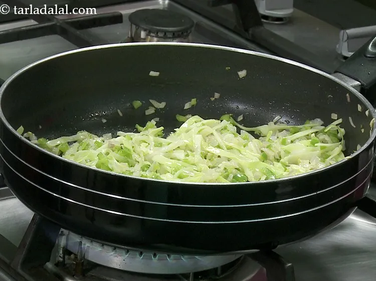 Step 13 – Mix well and saute on a medium flame for 1 to 2 minutes.