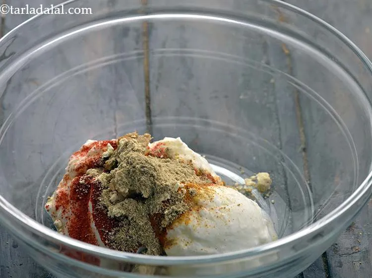 Step 22 – Add the chaat masala. This can be substituted with lemon juice for tanginess.