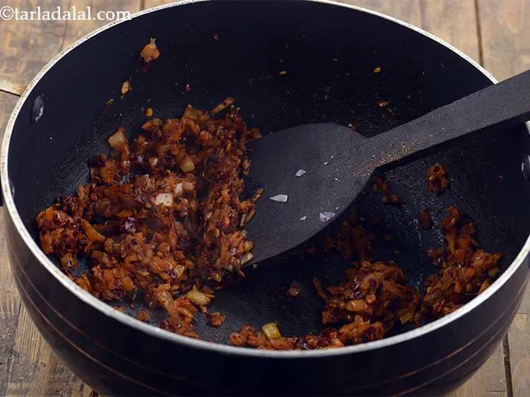 Step 12 – Mix well and saut&eacute; on a medium flame for 1 to 2 minutes or till …