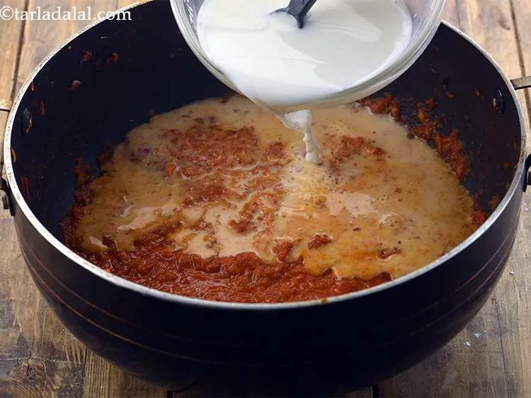 Step 20 – Add the corn flour-milk mixture and salt. We are adding this as a substitute for …