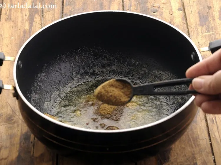 Step 17 – Add garam masala. We have used freshly blended <a href="https://www.tarladalal.com/Punjabi-Garam-Masala-1448r" target="_blank">homemade Punjabi garam masala</a>&nbsp;for this …