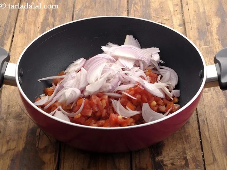 Step 3 – Add onions.