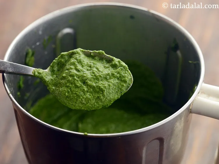 Step 11 – Blend in a mixer to a thick smooth paste using little water if required.