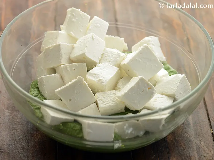 Step 13 – Add the paneer cubes. You can prepare fresh paneer at home using just 2 ingredients …