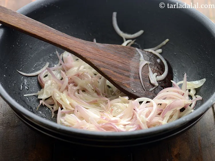 Step 17 – Saut&eacute; on a medium flame for 2 to 3 minutes.
