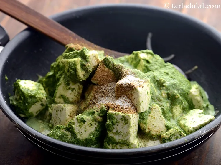 Step 20 – Add garam masala and a little salt.