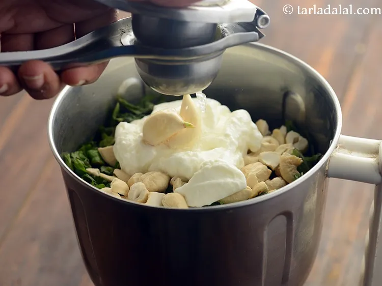 Step 9 – Add 1 tbsp lemon juice. It will prevent the coriander-mint paste from turning dark and …