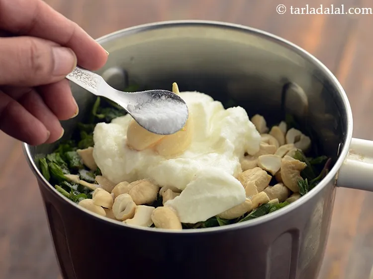 Step 10 – Add salt to taste and around 2 tbsp of water.