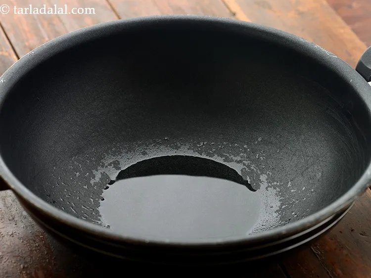 Step 12 – To prepare&nbsp;<strong>paneer masala | Punjabi paneer masala | dhaba style paneer masala |</strong>&nbsp;heat the oil …