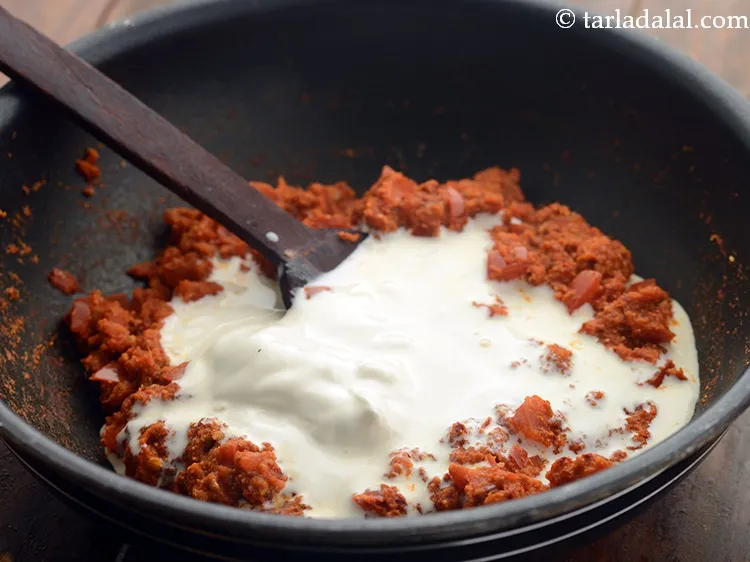 Step 17 – Add the cream. It gives a rich texture to the paneer masala gravy. If you …