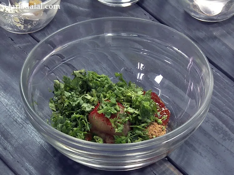 Step 16 – Add 1 tbsp&nbsp;finely&nbsp;<a href="https://www.tarladalal.com/glossary-chopped-coriander-783i">chopped coriander (dhania)</a>.