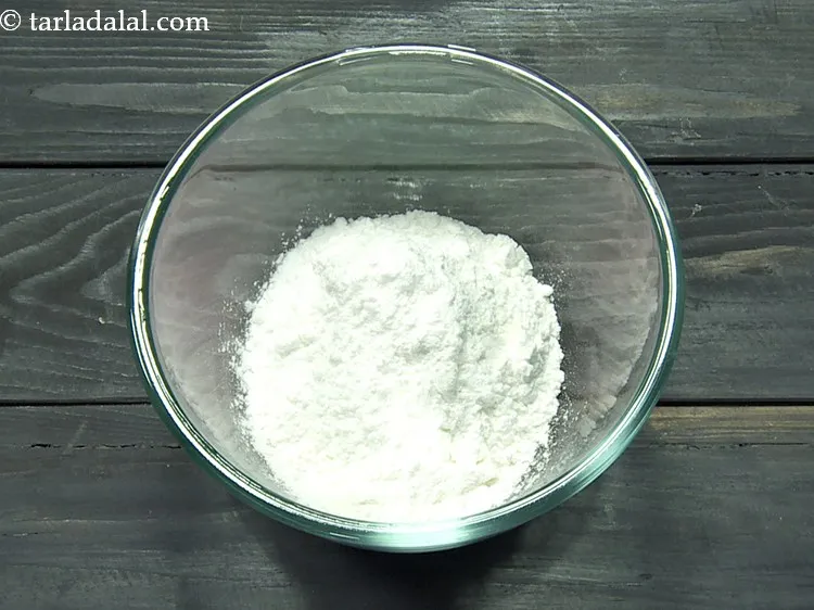 Step 4 – Add 3 tbsp&nbsp;<a href="https://www.tarladalal.com/glossary-cornflour-cornstarch-maize-starch-corn-flour-112i">cornflour</a>.&nbsp;