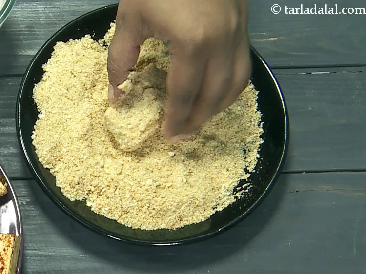 Step 22 – Then roll it in the bread crumbs till they are evenly coated from all the …