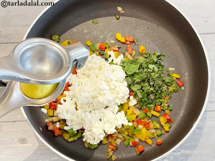 Step 12 – Add the lemon juice.