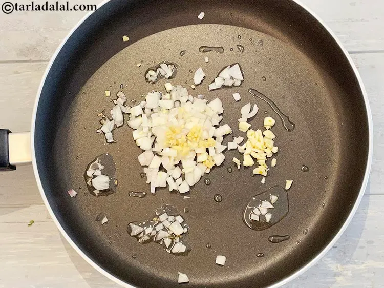 Step 5 – Add the garlic.