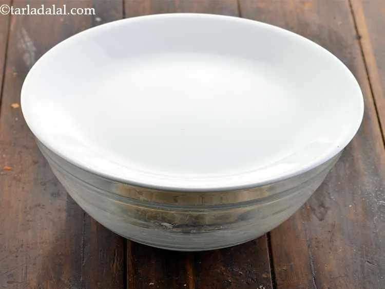 Step 9 – Keep aside for 15 minutes. Giving rest to the dough improves the texture and the …