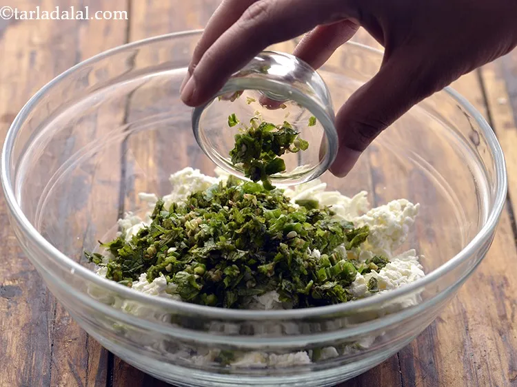 Step 8 – Add green chillies.