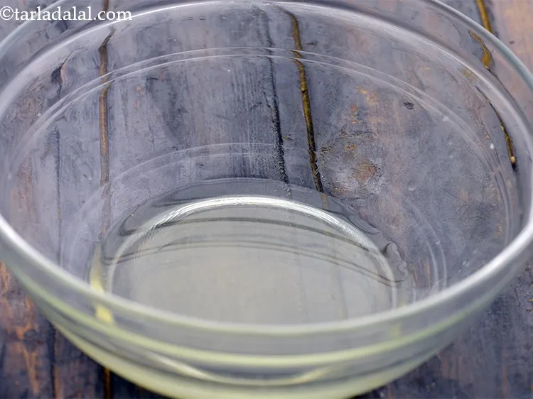 Step 26 – For making a healthy marinade for paneer, in a bowl take 2 tbsp oil. While …