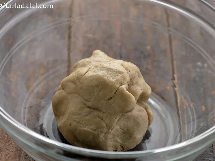 Step 14 – After half an hour, our dough will look like this.