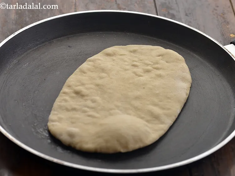 Step 19 – Cook on a medium flame on for 1 minute on one side.