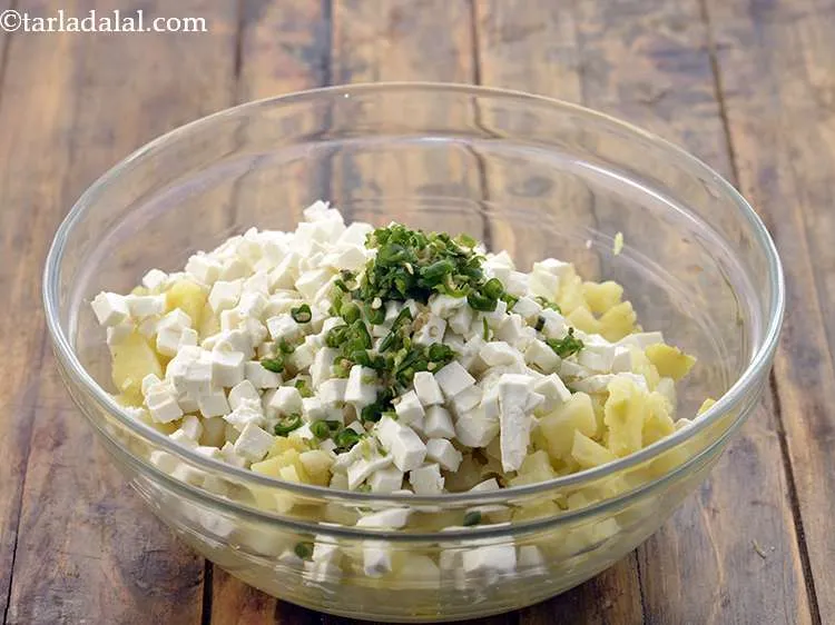 Step 16 – Also, we will add finely chopped green chillies. Adjust the spices as per your taste …