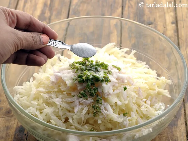 Step 6 – Finally, season with salt &amp; pepper.