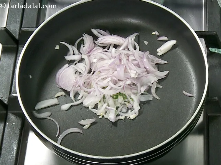 Step 4 – Add onions.