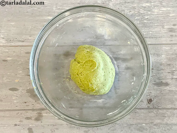 Step 13 – Mix&nbsp;well and knead into a soft dough.