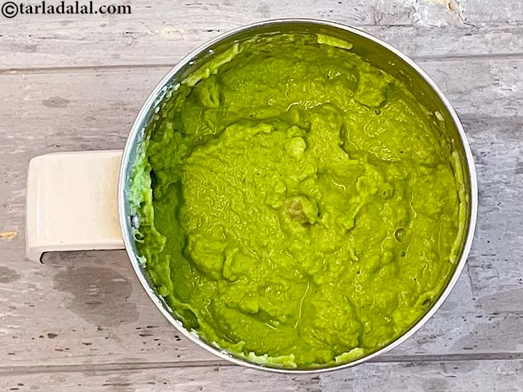 Step 7 – Blend into a smooth paste.