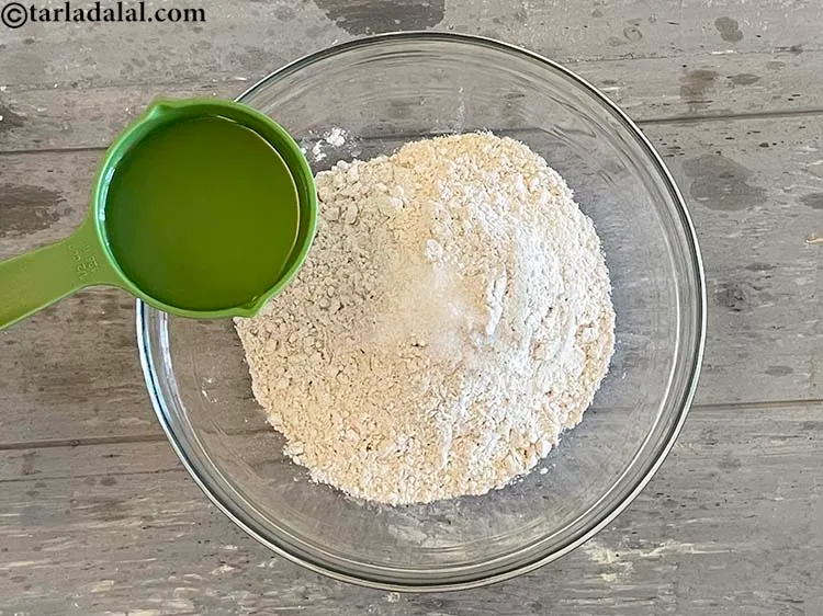 Step 5 – <meta charset="UTF-8" /> Then add enough&nbsp;water to&nbsp;knead into a semi-soft dough.The quantity of water depends …