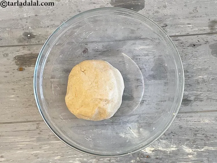 Step 8 – This is what the dough looks like. It has become a little softer.