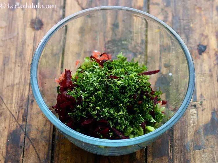 Step 12 – Add finely chopped coriander for added flavour.