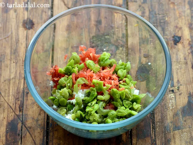 Step 10 – <div> Then add boiled green peas.</div>