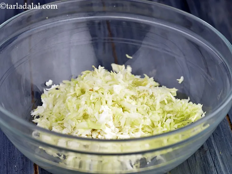 Step 19 – Next you need to grate the cabbage. Do not grate it very finely as the …