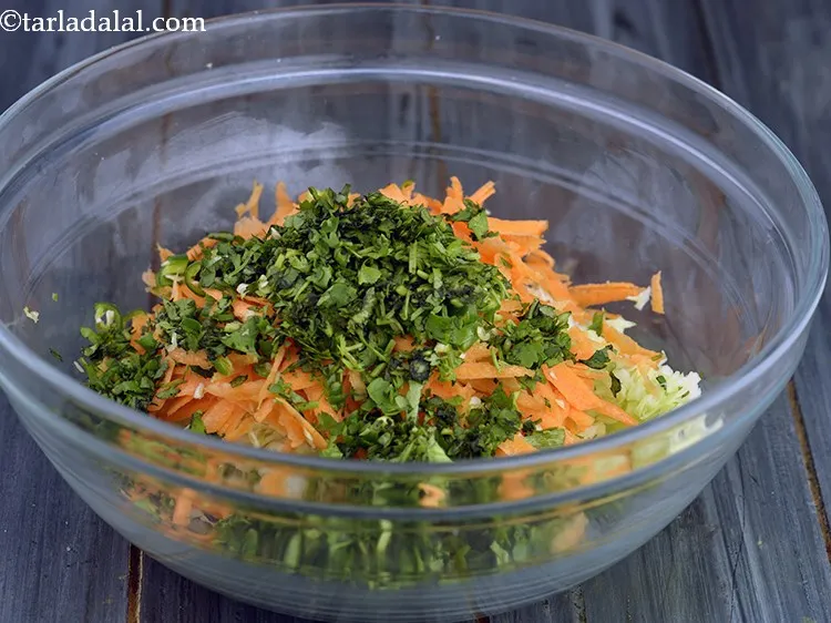 Step 22 – To perk it up, add finely chopped coriander. Since there are no other masalas in …