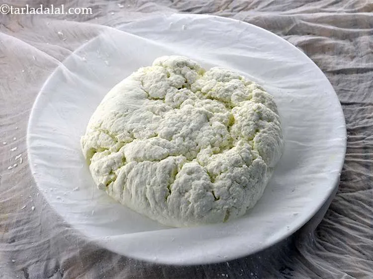 Step 20 – The crumbled paneer which we have right now is also known as <em>chenna</em> in the …