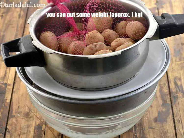 Step 40 – Do not keep too much weight on the paneer in the muslin cloth as it …