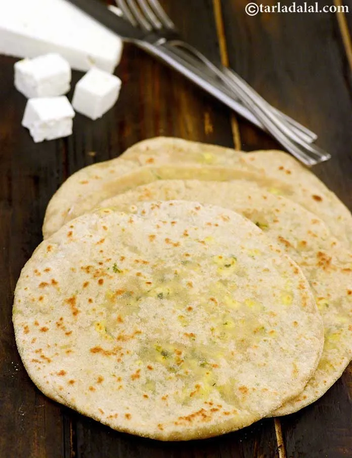 स्टेप 25 – <strong>लो-फैट पनीर पराठा</strong> को&nbsp;| <strong>लो कैलोरी पनीर पराठा - प्रोटीन …