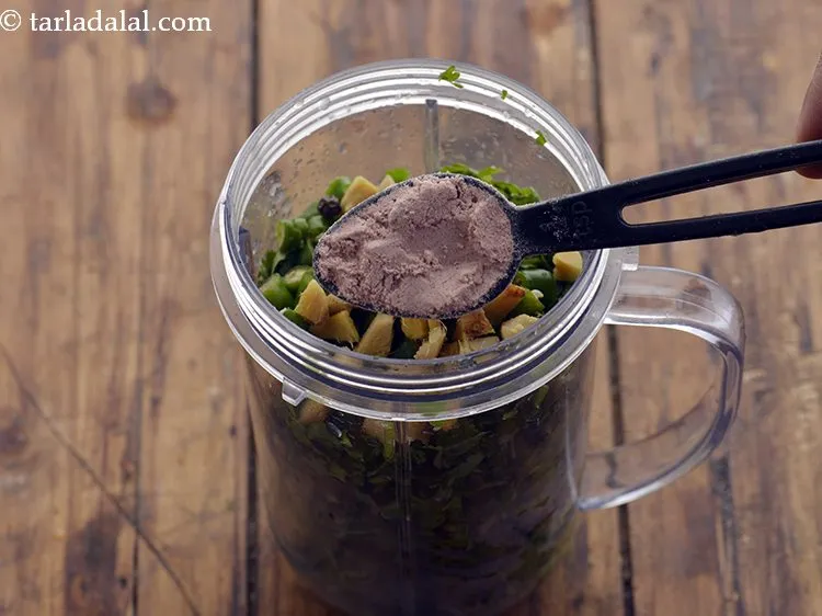 Step 9 – Add black salt. <strong>Pudina pani</strong> is popularly known for its digestive properties which it gets …