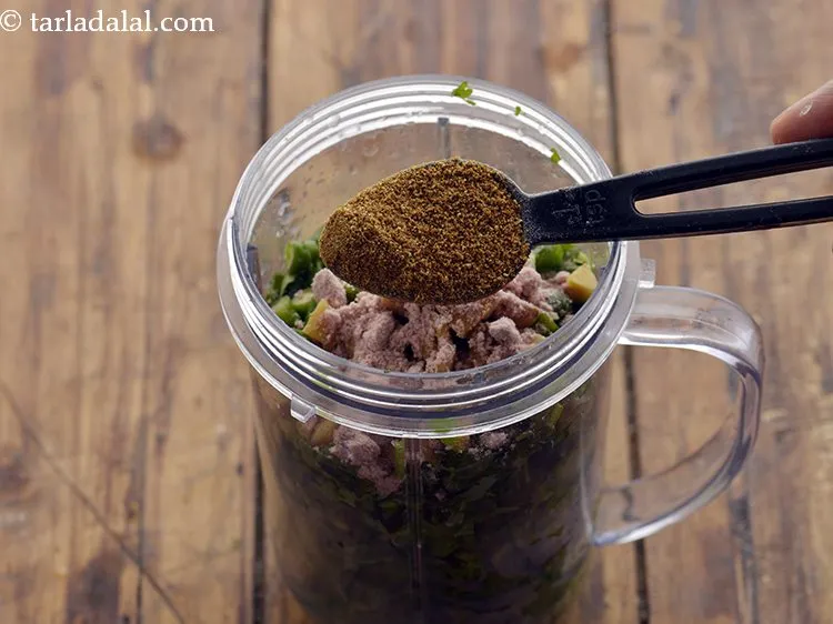 Step 10 – Add cumin seeds powder.