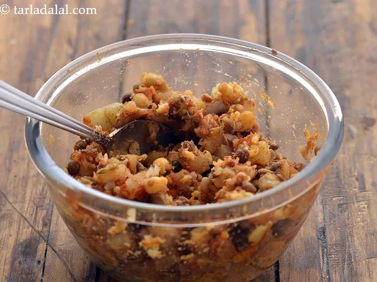 Step 26 – Mix it very well using your clean hands or a spoon and keep aside.