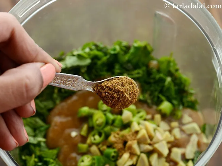 Step 22 – Add cumin seeds powder. You can add cumin seed if you wish to.&nbsp;