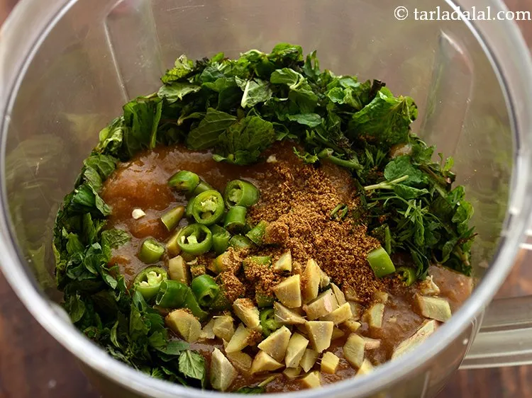 स्टेप 22 – १ १/२ कप पानी का उपयोग करके मुलायम पेस्ट होने …