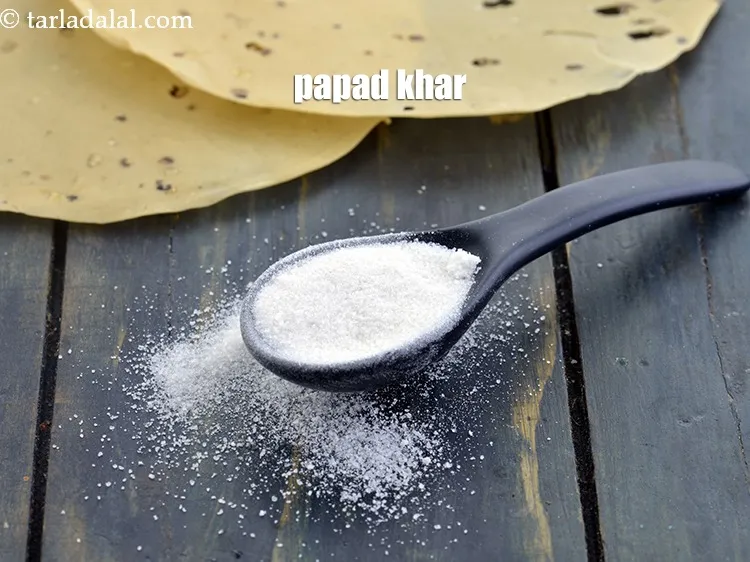 Step 3 – <strong>Papad Khar</strong> is a chemical which is white in colour and is amorphous to crystalline …